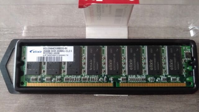 Elixir M2U51264DSSHB3G 6K 512Mb DDR333 PC2700 SDRAM