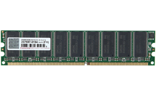 Transcend 256MB UDIMM 184-Pin Memory Module TS32MLD72V3F