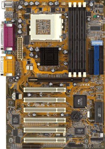 Asus TUV4X VIA VT82C694T SOCKET-370 PENTIUM-3 MOTHERBOARD : REFURBISHED