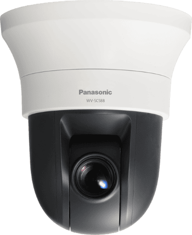 Panasonic WV-SC588 Super Dynamic 2.4MP Full HD Day-Night PTZ Dome Network Camera