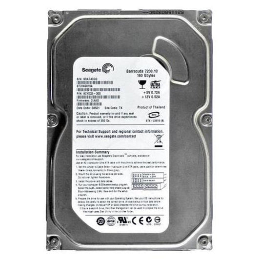 Seagate Barracuda - Hard drive - 160 GB - internal - 3.5" - ATA