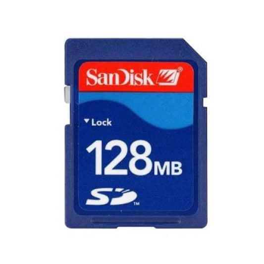 SanDisk 128MB Secure Digital Memory Card Mfr P/N SDSDB-128-P60